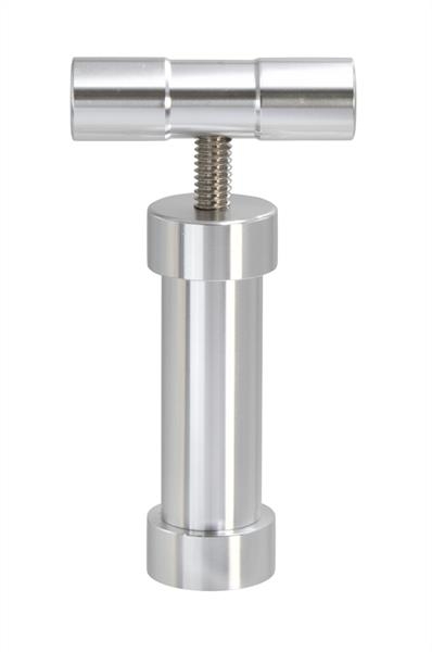 Aluminium Pollenpresse mit Drehgriff 112mm